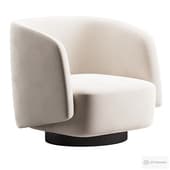 Boucle Swivel Accent Chair