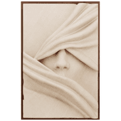 Textile Relief Wall Art Face