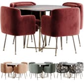 Tape Dining Chair by Minotti Kirsten Kitchen Table