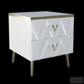 Homary Nordic White Nightstand 2