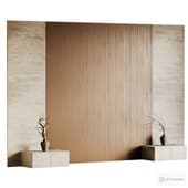 Headboard wood  3d wall panel 15