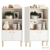 Стеллаж детский Кейла-1 White (divan.ru)