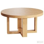 Wooden Round Coffee Table