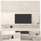 TV wall/ ТВ стенка с декором