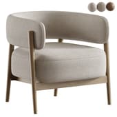Marvin brown chenille swivel chair