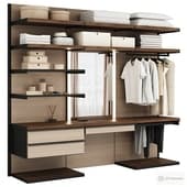 Открытая гардеробная Molteni & C