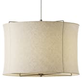 Clouds pendant lamp made of linen