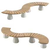 CONCRETE MODULAR BENCH 156
