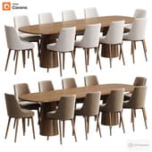 Mikaela Chair and P.O.V. PLUS Dining Table