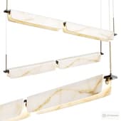 CORAL LG305, Linear Marble Pendant Light