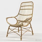 LOUNGE CHAIR by Palecek