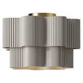 Sydney Flush Light in Cream