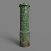 Decorative XIX Century Tiled Stove