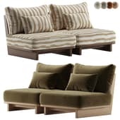 Daphne Outdoor Loveseat