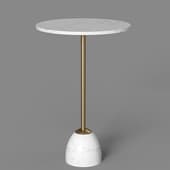 Столик Zeke Marble Martini Side Table