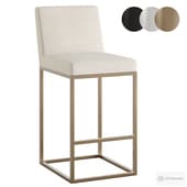 Emery Armless Fabric Counter Stool by rh.com