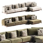 Tesla Midi Kose Koltuk Sofa by Camolukhome