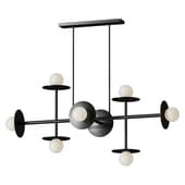 Studio Nodes 8 Light Linear Chandelier