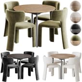 Bliss Chair by Ditre Italia and Kitchen table Crete