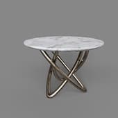 COFFEE TABLE MARBLE WHITE