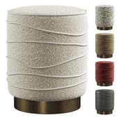 Nero Boucle Ottoman