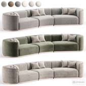 Pierre Sectional Sofa by Cassoni