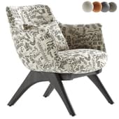 Bottega X Wood Lounge Chair