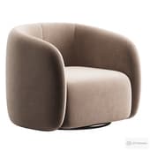 Decorative swivel chair for Watson & Whitely hotel