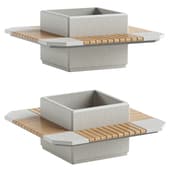 SQUARE PLANTER BENCH 227