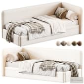 Childrens soft sofa bed Leo