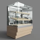 Витрина хлебная нейтральная (3 полки) RKВ23 AZ Crystal