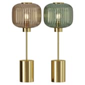 Briz Ribbed Glass Table Light
