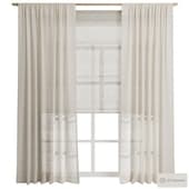 Curtain 146/ шторы лен