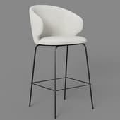 стул COPENHAGEN EASY BAR METAL