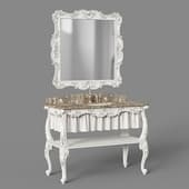 Консоль для ванной комнаты Оливия и зеркало Оливия Grand Romano Home 2