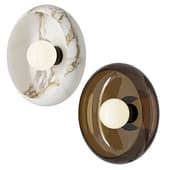 Alistair Retro Glass Bowl Shaped Wall Sconce