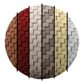 FB19 PBR Woven bamboo herringbone 4K