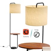 Industrial Shelf Floor Lamp