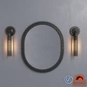 Зеркало Suhon из стали Black Steel