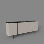 Bbfly chest of drawers with marble top