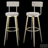 Homary Round Bar Height Stool