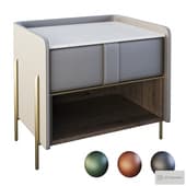 Homary Modern Nightstand Sintered Stone
