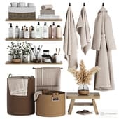 Bathroom set 10/ Декоративный набор для санузла