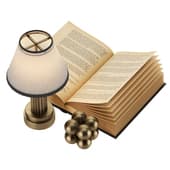 Decorative set with Emmie Lamp