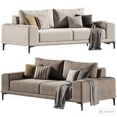 Cologne Clarins straight non-folding sofa