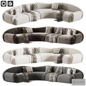 Memoria 3306 Dining Sofa by natuzzi.com