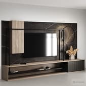 TV wall 05/ ТВ стенка лофт