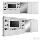 Tv cabinet with wardrobe by FC Shape