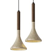 Aplomb Japandi Travertine Pendant Lamp