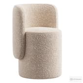 Modish Houndstooth Vanity Stool